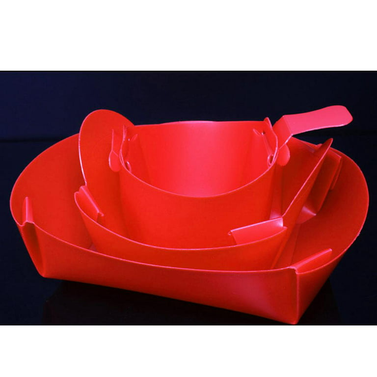Two Tone Plastic Set Reusable Camping Summer Party BBQ Plate Bowl