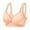 Khaki, variant on Full-Coverage Bras Women Pullover Bra Feature V-Neck Demi & Balconette Bra Style W-1526 Hook and Eye Closure Plus Size Push Up Bras Pinks M