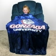 thumbnail image 3 of College Covers Gonzaga Bulldogs Sublimated Soft Throw Blanket, 42" x 60", 3 of 5