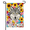 Garden Flag-4, variant on Blue Butterfly Wolf Garden Flag 12×18in Double Sided, Yellow Floral Wildlife Yard Banner, Artistic Vertical Accent for Lawn Patio Courtyard Rustic Outdoor Scenery
