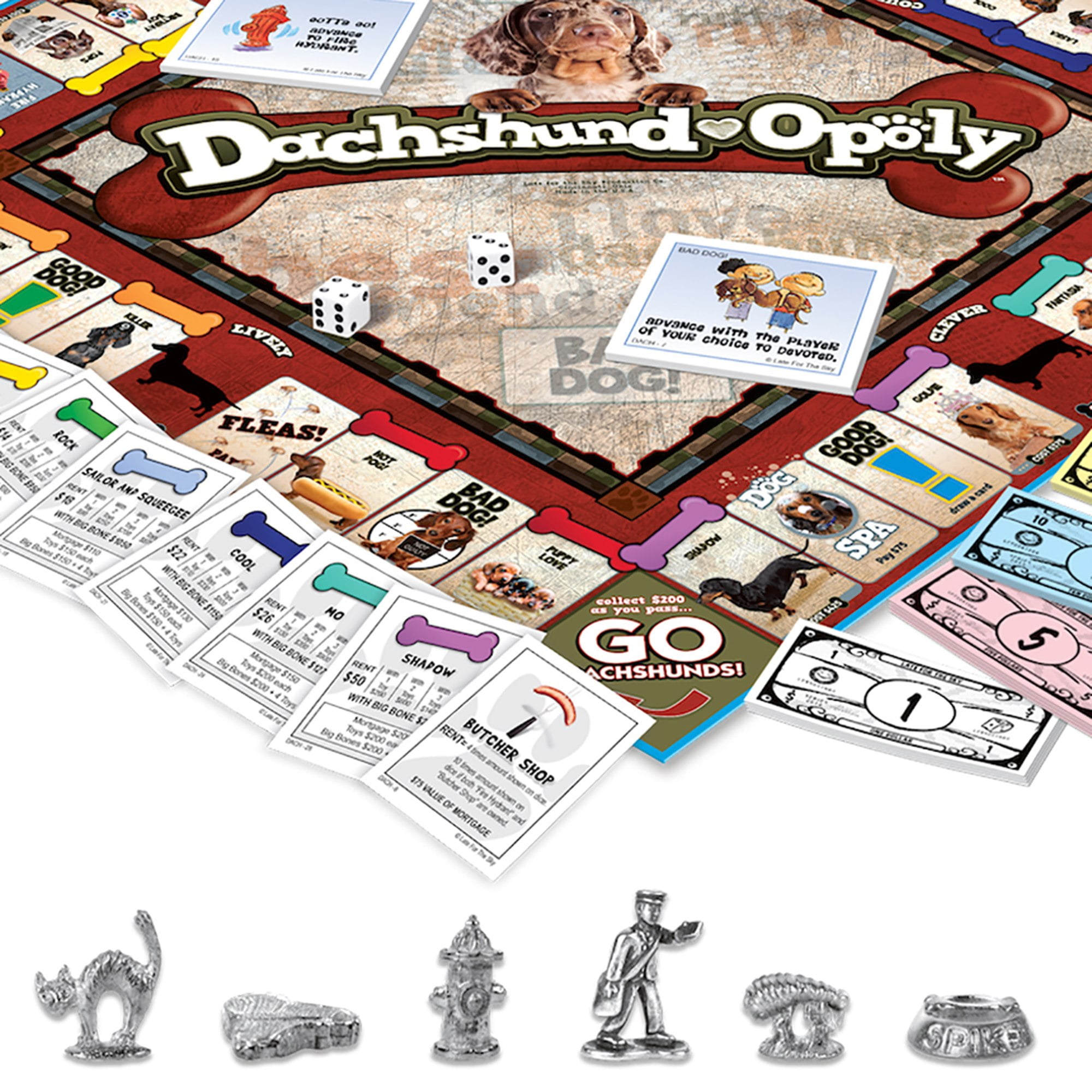 Late for the Sky Dachshund-Opoly Board Game