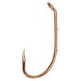 Eagle Claw Lazer Sharp Barbless Baitholder Fishing Hook, Bronze