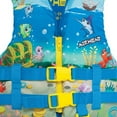 thumbnail image 3 of Airhead Ocean Treasure Kids 30-50 Lb Zippered Childrens Life Vest Jacket, Blue, 3 of 5