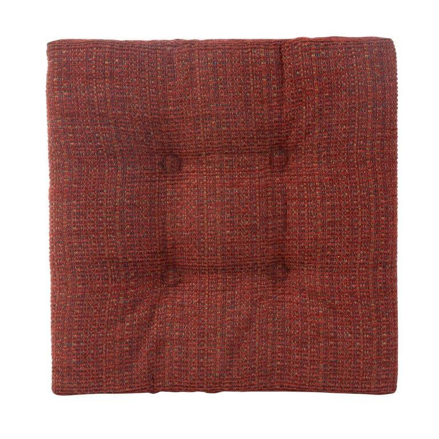 Klear Vu Gripper Square 15" x 15" Bar Stool Cushion with Velcro Straps - Set of 4