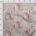thumbnail image 2 of oneOone Cotton Poplin Twill Red Fabric Leaves Dress Material Fabric Print Fabric By The Yard 56 Inch Wide, 2 of 4