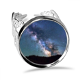thumbnail image 1 of Blue Dark Stars Clouds Ring Adjustable Love Wedding Engagement, 1 of 3