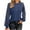 Navy, variant on Timegard Womens Tops Lace Long Sleeve Drop Shoulder Ruched Blouse Fall Casual Crewneck Comfy Tee Tops