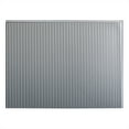 thumbnail image 3 of FASÄDE Rib Decorative Vinyl Backsplash 15 sq ft Kit in Argent Silver, 3 of 6