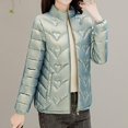 thumbnail image 2 of Vedolay Parka Jackets Coat for Women Long Sleeve Cardigan Coats Open Front Button Down Loose Coats 2023 Green,4XL, 2 of 5