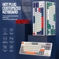 thumbnail image 1 of Teclado para juegos K87 87 teclas RGB Teclado de intercambio en caliente Puerto USB para computadora portátil PC, 1 of 5