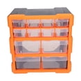 thumbnail image 2 of Organizador de hardware de 12 cajones, caja de almacenamiento de tornillos para taller, oficina, papelería, manualidades, cajón translúcido, 2 of 14