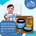 thumbnail image 5 of Boys Blue Hair Comb - Soft, Rounded Teeth for Gentle Hair Styling for Kids - No Pulling or Snagging - For All Hair Types and Styles - Made of Cellulose Acetate - Includes Carrying Pouch, 5 of 5