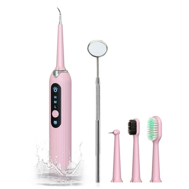 Limpiador de dientes Irfora Removedor de cálculo dental eléctrico Limpiador de dientes Removedor de sarro Kit de limpieza de dientes con carga USB con endoscopio oral Blanco Irfora Limpiador de dientes