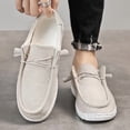 thumbnail image 6 of Big Size Men's Casual Loafers Slip On Canvas Shoes Lightweight Driving Shoes Male Casual Sneakers Flats Walking Shoes, 6 of 10
