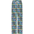 thumbnail image 3 of PRIYAL Mens PJ Pajama Pants Tennis Racket Bow Tie Bottoms Lounge Pants Sleepwear, 3 of 5