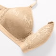 thumbnail image 6 of Wireless Seamless Bra for Women Solid Color Everyday Wirefree Comfort Soft Support Daily Wear Casual Underwear Lightweight Soft Fit for Daily Life Beige L, 6 of 8