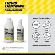 Liquid Lightning Virgin Sulfuric Acid Drain Opener, 64oz