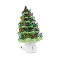 thumbnail image 3 of de Navidad Luz de noche Mini de Navidad Cerámica Regalos creativos encantadores Decoración navideña para baño Decoración de oficina Verde, 3 of 9