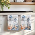 thumbnail image 7 of Jellyfish Coastal Kitchen Towels Set of 4, Summer Beach Coral Starfish Grey Wooden Absorbent Dish Towels for Kitchen, Microfiber Hand Towel, Quick Drying Tea Towel for Cleaning Decorative Dishcloths, 7 of 7