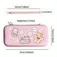 thumbnail image 4 of Sac Rose en Forme de Gâteau d'Animal de Dessin Animé pour Nintendo Switch Lite, Étui de Protection Anti-collision, Sac de Rangement Portable pour Accessoires de Jeu de Voyage, Style 2, 4 of 5