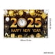thumbnail image 2 of Fondo de Año Nuevo en dorado y negro, póster, letrero, suministros para decoraciones de año nuevo, grabación de videos y fotografía digital, 2 of 5