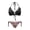 Snake Skin Print, variant on Uourmeti Women's Halter Tie-Dye Bikini Set - Two Piece Triangle Swimsuit with Tie Sides, Quick Dry & Skin Friendly for Beach Vacation & Pool Party