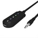 thumbnail image 1 of Adaptador Receptor de Audio Bluetooth 5.3 de 3,5 mm con Micrófono Auxiliar Inalámbrico para Eliminar Voces y Dividir Música para Karaoke en ., 1 of 10