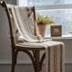 thumbnail image 3 of Nvzi table flag cotton linen striped splicing multi-color woven tassel natural material table flag desktop decoration (multi-color, 400 * 30cm), 3 of 5