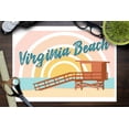thumbnail image 3 of Sunset Beach, New Jersey, Lifeguard Shack, Vector (9x12 Wall Art Print, Home Decor), 3 of 3