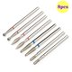 thumbnail image 1 of Juego de brocas de diamante para uñas, 8 Uds., broca limpiadora de cutículas para eliminación de Gel acrílico para uñas, cortador de fresado, accesorios para máquina de manicura Tan Jianjun unisex, 1 of 2