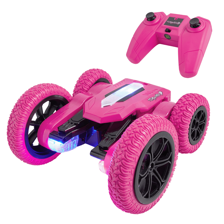 INFINITY IF11ピンクラジコンカー USA Toyz Tornado Extreme RC Car off-Road Rechargeable Toys Bright