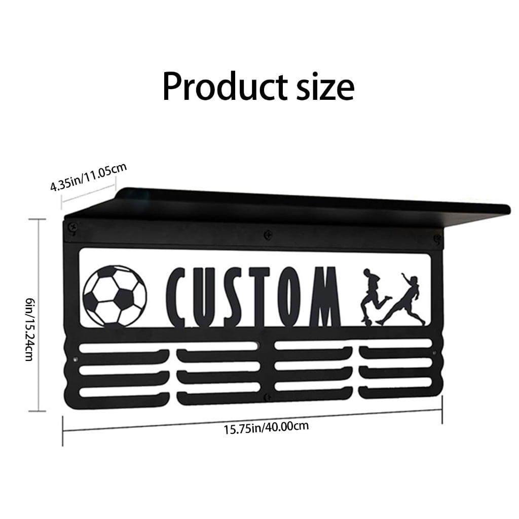 Jesscasday Carbon Steel Award Display Systems Organizes Ribbons Medals Motivational Home Gym Setups