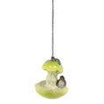thumbnail image 4 of Ebros Green Pear Fruit W/ Perching Finch Bird Feeder W/ Hanging Chains Figurine, 4 of 5