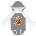 thumbnail image 3 of Inktastic Thanksgiving Football Turkey Day Boys or Girls Long Sleeve Baby Bodysuit, 3 of 5