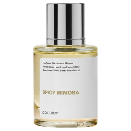 Dossier Spicy Mimosa Eau De Cologne, Inspired by Jo Malone's Mimosa & Cardamom, Unisex Perfume, 1.7 oz