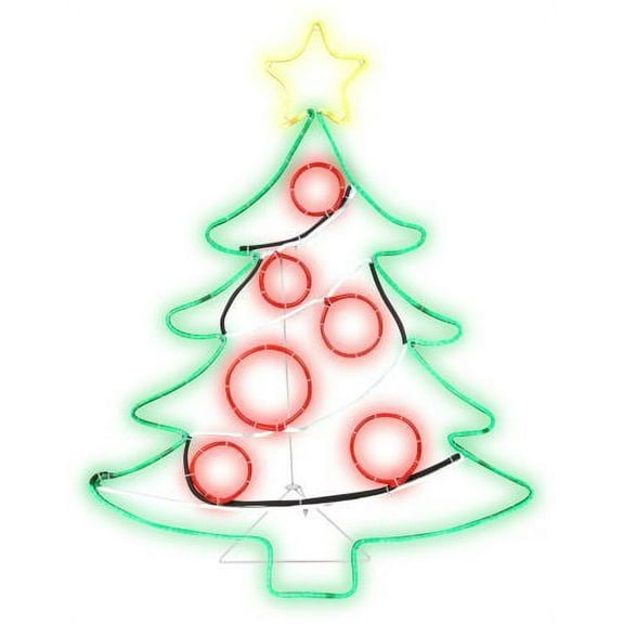 Light Glo Christmas Tree with Star