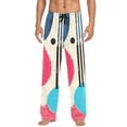 thumbnail image 2 of Abstract colorful circle design(2) Men's Pajama Pants Ultra Bottoms Sleepwear Bottom Pants with Pocket Drawstring, 2 of 5