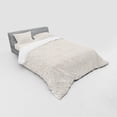 thumbnail image 3 of Ambesonne Floral Bedding Set 3 Pcs, Flourish Nature Swirls, Twin XL, Tan Beige, 3 of 3