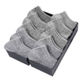 thumbnail image 2 of hengtong 10 Pairs Ankle Socks Anti Skid Breathable Comfortable Summer Invisible Socks Gray, 2 of 7
