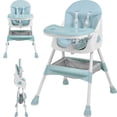 thumbnail image 1 of Silla Periquera Bebe Alta Plegable 2 Niveles 12-72 Meses Azul Little monkey, 1 of 7