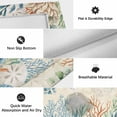thumbnail image 5 of Beige Beach Coastal Outdoor Rug 3x5 Ft, Non Slip Washable Area Rug, Summer Nautical Coral Shell Botanical Patio Rugs Carpet Runner, Large Floor Mat for Indoor/Outdoor Deck Porch Camping, 5 of 8