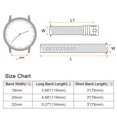 thumbnail image 2 of Correas de reloj de silicona Uxcell, correa de reloj de 18 mm con liberación rápida para hombres y mujeres, amarilla, 2 of 7
