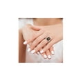 thumbnail image 4 of Gem & Harmony 6.80 Carat (Ctw) Rectangular Smoky Quartz Ring in Sterling Silver for Women, 4 of 6