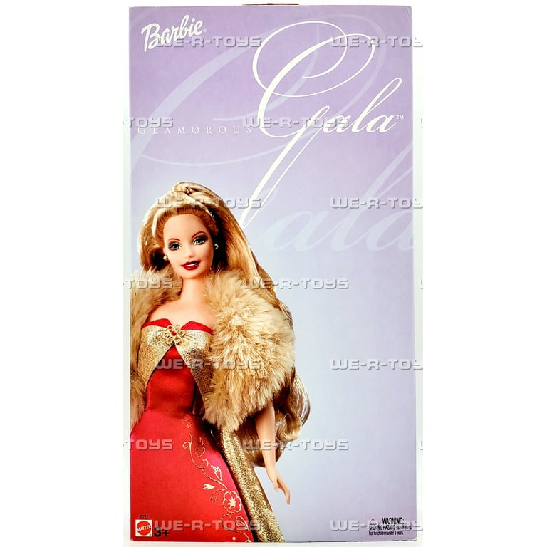 バービー人形GLAMOROUS GALAグラマスレア　新品未使用 Mattel Collectible Glamorous Gala Barbie Doll Caucasian 2003 B2722