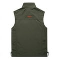 thumbnail image 5 of Chaleco de secado rápido para ocio al aire libre de primavera y verano para hombre, chaleco de fotografía con cuello Simple a la moda para hombre, 5 of 5