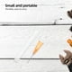 thumbnail image 5 of 100 agujas dispensadoras de plástico de 25 g y 13 mm, para rellenar tintas líquidas y pegamento adhesivo naranja, 5 of 8