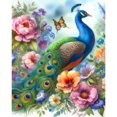 thumbnail image 1 of Cuadro de Diamante Wdftyju Pavo Real 40*50CM, 1 of 9