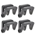 thumbnail image 1 of Clips de parachoques para barcos, accesorios ajustables para barcos, piezas negras, 4 Uds., 1 of 9