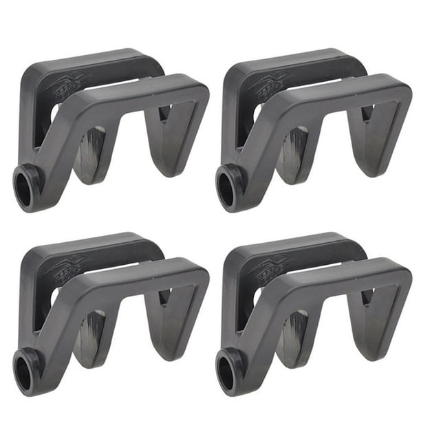 Clips de parachoques para barcos, accesorios ajustables para barcos, piezas negras, 4 Uds. Sywqhk Para Estrenar