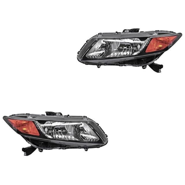 PAR FAROS - Compatible con Honda Civic 2012 - 2013 GEN Genérica .